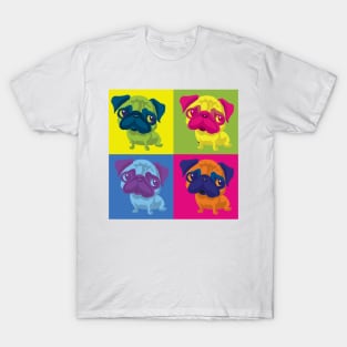 andy warhol style pug T-Shirt